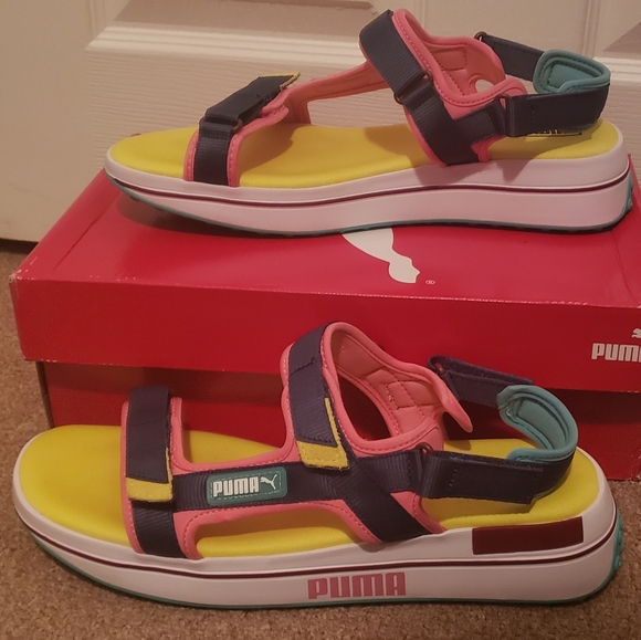 Puma Future Rider Sandals Size 13 - Picture 1 of 5